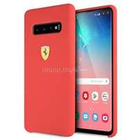FERRARI Samsung S10 Plus SF szilikon piros tok (FESSIHCS10PRE)