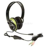 GENIUS HS-M400A fekete-zöld headset (31710169100)