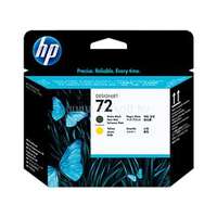 HP 72 Eredeti matt fekete/sárga nyomtaófej (C9384A)