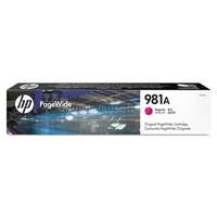 HP 981A Eredeti bíbor PageWide tintapatron (6000 oldal) (J3M69A)