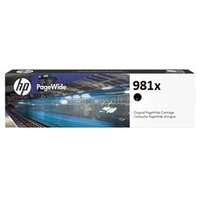 HP 981X Eredeti fekete nagy kapacitású PageWide tintapatron (11 000 oldal) (L0R12A)