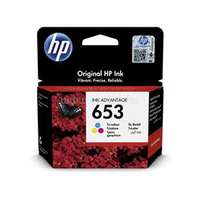 HP 653 Eredeti háromszínű tintapatron (200 oldal) (3YM74AE)