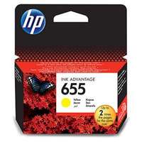 HP 655 Eredeti sárga Advantage tintapatron (600 oldal) (CZ112AE)