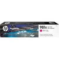 HP 981X Eredeti bíbor nagy kapacitású PageWide tintapatron (10 000 oldal) (L0R10A)