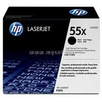 HP 55X Eredeti fekete LaserJet tonerkazetta (12 500 oldal) (CE255X)