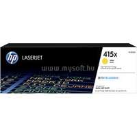 HP 415X Eredeti sárga LaserJet tonerkazetta (6000 oldal) (W2032X)