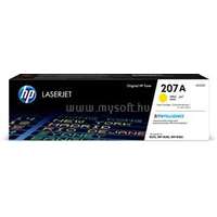 HP 207A Eredeti sárga LaserJet tonerkazetta (1250 oldal) (W2212A)