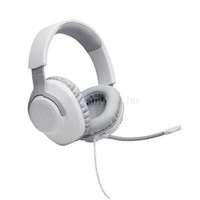 JBL Quantum 100 gamer headset (fehér) (JBLQUANTUM100WHT)