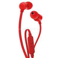 JBL TUNE 110 fülhallgató (piros) (JBLT110RED)