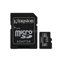 KINGSTON Canvas Select Plus MicroSDXC 32GB.Class10. UHS-I U1, V10 memóriakártya + adapter (SDCS2/32GB)