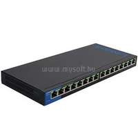 LINKSYS SMB LGS116P 16port Poe+ 10/100/1000Mbps LAN nem menedzselhető asztali Switch (LGS116P-EU)