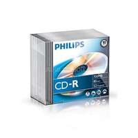 PHILIPS CD-R80 52x Slim írható CD lemez (PH778206)