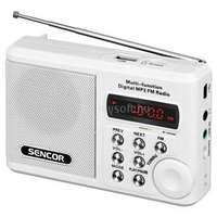 SENCOR fehér MP3 lejátszó és kisrádió (SRD_215_W)