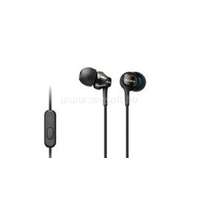 SONY MDREX110APB Fekete mikrofonos fülhallgató (MDREX110APB)