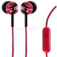 SONY piros mikrofonos fülhallgató (MDREX110APR.CE7)