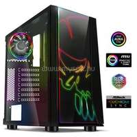 SPIRIT OF GAMER GHOST ONE Fekete (Táp nélküli) ablakos ATX ház (SPIRIT_OF_GAMER_8901)