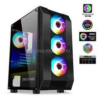 SPIRIT OF GAMER Rogue VI RGB Fekete (Táp nélküli) ablakos ATX ház (SPIRIT_OF_GAMER_8003RA)