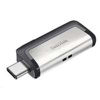 SANDISK Cruzer Ultra Dual Pendrive 32GB USB3.0+Type-C (fekete-ezüst) (173337)