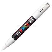 UNI POSCA Marker Pen PC-1M Extra-Fine - White (2UPC1MFEH)