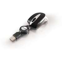 VERBATIM GO MINI TRAVEL vezetékes optikai egér, USB, 1000dpi, fekete (VERBATIM_49020)