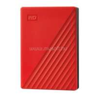 WESTERN DIGITAL HDD 4TB 2,5" USB 3.2 Gen 1 My Passport (Piros) (WDBPKJ0040BRD)