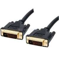 WIRETEK kábel DVI monitor Összekötő 3m, Male/Male, Dual Link, Árnyékolt (DVI07-3)