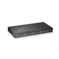 ZYXEL 48port GbE LAN 4port Gbe combo RJ45/SFP L2 menedzselhető switch (GS1920-48V2-EU0101F)