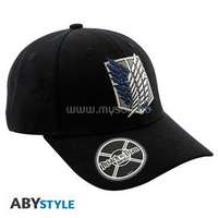 ABYSSE CORP Attack on Titan "Scout Symbol" fekete snapback sapka (ABYCAP061)