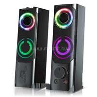 ADVANCE SOUNDPHONICS RGB 6W RMS hangszóró (2.0, 3,5mm Jack, RGB, fekete) (SP-U900B)