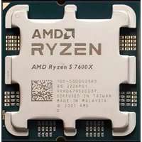 AMD Ryzen 5 7600X (6 Cores, 32MB Cache, 4.7 up to 5.3GHz, AM5) OEM, hűtés nélkül (100-000000593)