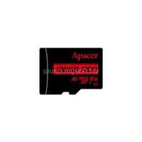 APACER MicroSD kártya - 128GB microSDXC UHS-I Class10 V10 A1 (R/W: 100/10 MB/s) + adapter (AP128GMCSX10UB-R)