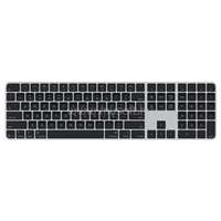 APPLE Magic Keyboard Touch ID-val és számbillentyűzettel Apple chipes Mac-modellekhez (USB-C) vezeték nélküli billentyűzet angol lokalizáció (fekete) (MXK83LB/A)