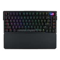 ASUS ROG Azoth Extreme gamer vezeték nélküli billentyűzet angol lokalizáció (fekete) (90MP03MA-BKUA01)