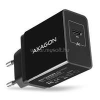 AXAGON ACU-PD22 USB-C PD fekete fali töltő (ACU-PD22)