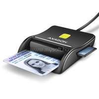 AXAGON CRE-SM3SD USB Smart card & SD/microSD/SIM card FlatReader okos kártyaolvasó (CRE-SM3SD)