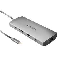 AXAGON HMC-8HLSA USB-C 3.2 Gen 1 3x USB-A + 4K/30Hz HDMI + SD/microSD GLAN Audio PD 100W hub (HMC-8HLSA)