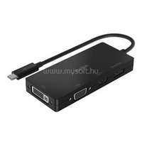 BELKIN USB-C to Multiport Adapter with HDMI, VGA, DisplayPort, and DVI ports (AVC003BTBK)