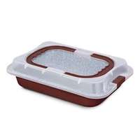 BLAUMANN BL-3891 Cera Stone Collection 36,5x24,5x5,5 cm tepsi fedővel (BL-3891)