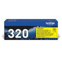 BROTHER Toner TN-320Y Sárga (1500 oldal) (TN320Y)