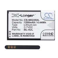 CAMERON SINO Li-Ion akku (3.7V/1200mAh, Nokia BL-4UL, BL-4WL kompatibilis) FEKETE (CS-NK225XL)