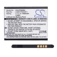 CAMERON SINO Li-Ion akku (3.7V/1300mAh, TCL CAB31P0000C1 kompatibilis) FEKETE (CS-OT990SL)