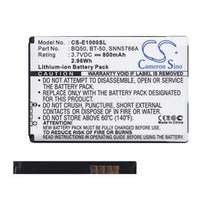 CAMERON SINO Motorola Wilder / W396 / W397 CAMERON SINO Li-Ion akku 3.7V/800mAh, Motorola BQ50 kompatibilis, FEKETE (CS-E1000SL)