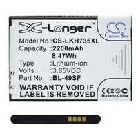 CAMERON SINO Li-Ion akku (3.85V/2200mAh, LG BL-49SF kompatibilis) (CS-LKH735XL)
