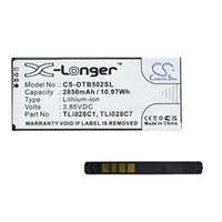 CAMERON SINO Li-Ion akku (3.85V/2850mAh, Alcatel TLi028C1 kompatibilis) FEKETE (CS-OTB502SL)