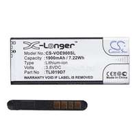 CAMERON SINO Li-Ion akku (3.8V/1900mAh, Alcatel TLI019D7 kompatibilis) FEKETE (CS-VOE900SL)