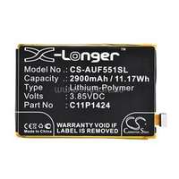 CAMERON SINO Li-Polymer akku (3.85V/2900mAh, Asus C11P1423 kompatibilis) FEKETE (CS-AUF551SL)