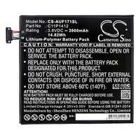 CAMERON SINO Li-Polymer akku (3.8V/3900mAh, Asus 0B200-01260000 kompatibilis) FEKETE (CS-AUF171SL)