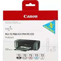 CANON Patron PGI-72PBK/GY/PM/PC/CO Fotó Fekete/Szürke/Fotó Magenta/Fotó Cián/Chroma Optimizer (5x14ml) (6403B007)