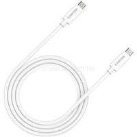 CANYON UC-44, cable, U4-CC-5A1M-E, USB4 TYPE-C to TYPE-C cable assembly 40G 1m 5A 240W(ERP) with E-MARK, CE, ROHS, white (CNS-USBC44W)