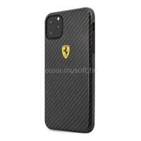 CG MOBILE FERRARI Scuderia műanyag telefonvédő (karbon minta) FEKETE (FESPCHCN65CBBK)
